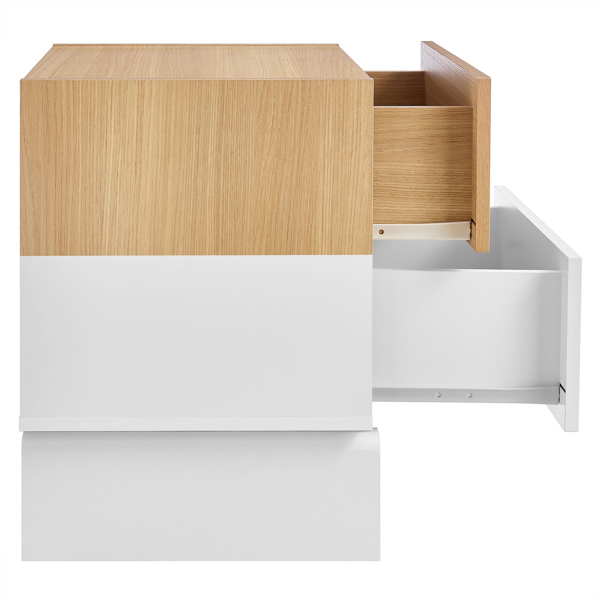 Nolia 2-Drawer Color Block Nightstand by Modway MOD-7238 FredCo
