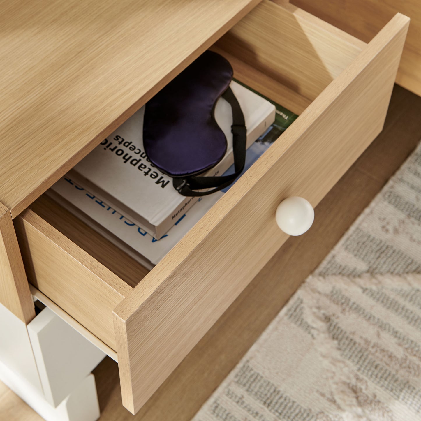 Nolia 2-Drawer Color Block Nightstand by Modway MOD-7238 FredCo