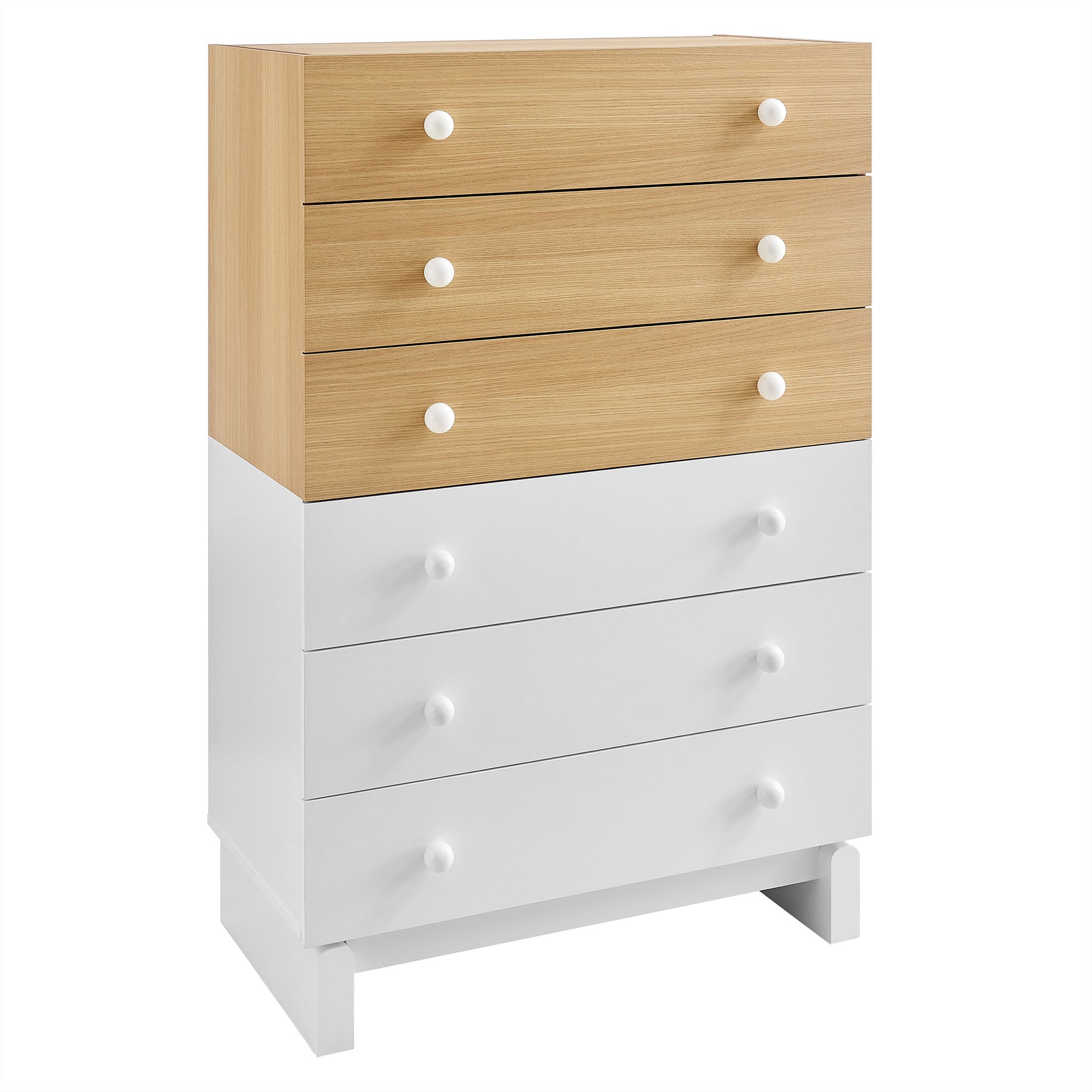 Nolia 6-Drawer Color Block Dresser Chest by Modway MOD-7240 FredCo