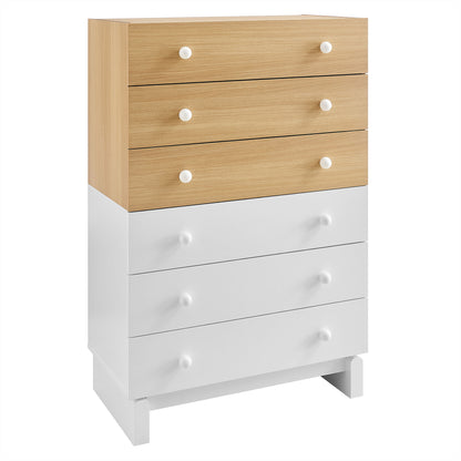 Nolia 6-Drawer Color Block Dresser Chest by Modway MOD-7240 FredCo
