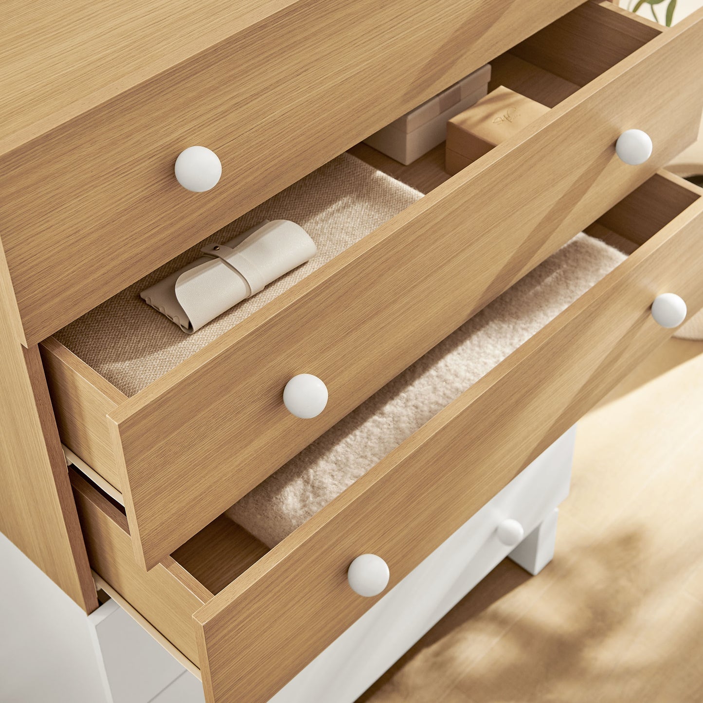 Nolia 6-Drawer Color Block Dresser Chest by Modway MOD-7240 FredCo