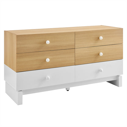 Nolia 6-Drawer Color Block Dresser by Modway MOD-7241 FredCo