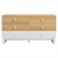 Nolia 6-Drawer Color Block Dresser by Modway MOD-7241 FredCo