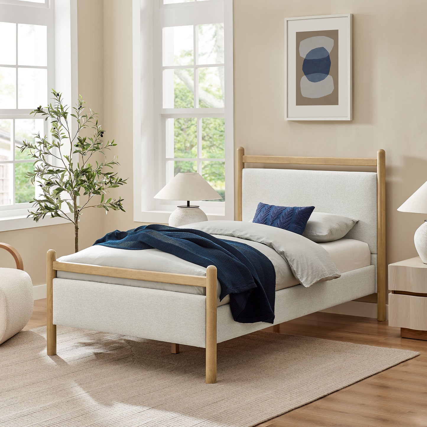Ginny Twin Size Platform Bed Frame by Modway MOD-7244