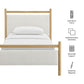 Ginny Twin Size Platform Bed Frame by Modway MOD-7244