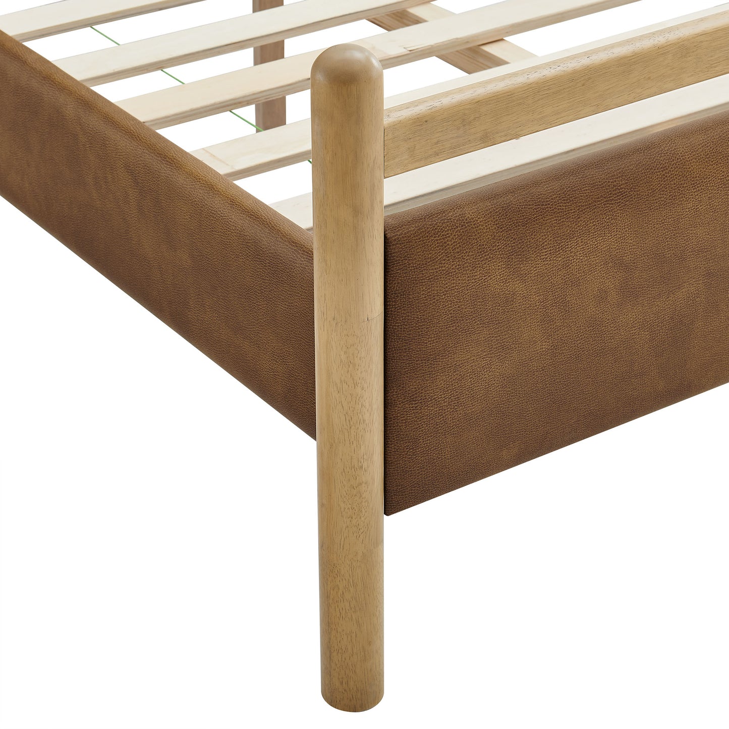 Ginny Twin Size Vegan Leather Platform Bed Frame by Modway MOD-7245