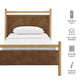 Ginny Twin Size Vegan Leather Platform Bed Frame by Modway MOD-7245