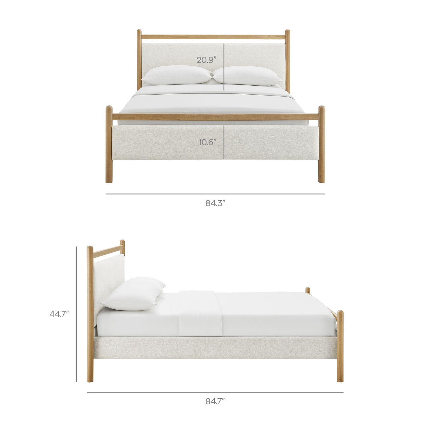 Ginny King Size Platform Bed Frame by Modway MOD-7250