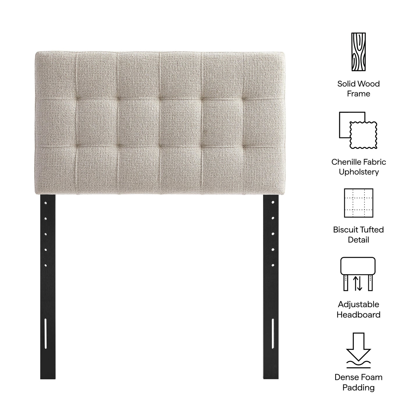 Lily Upholstered Twin Size Headboard by Modway MOD-7260