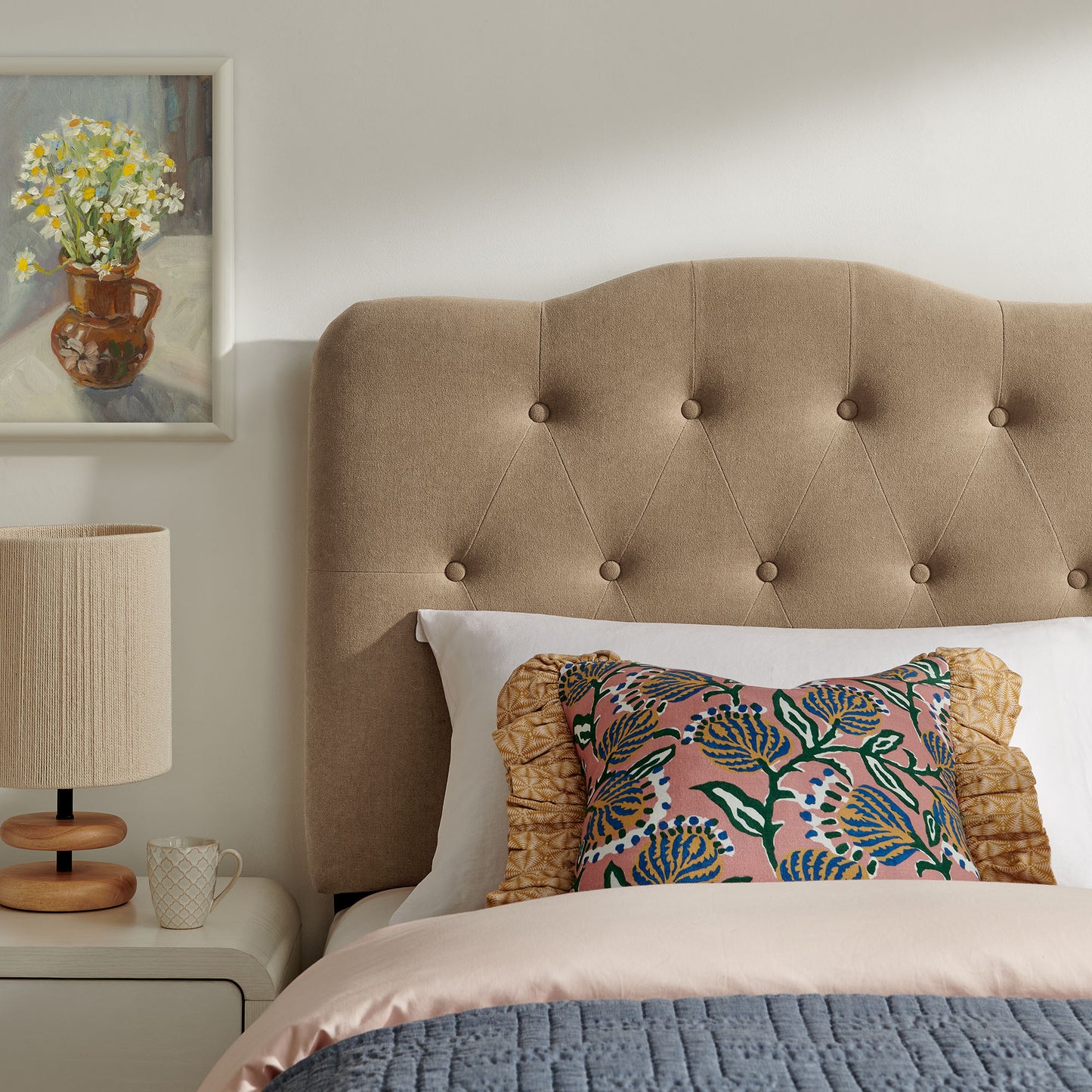 Annabel Premium Linen Blend Twin Headboard by Modway MOD-7265