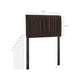 Eloise Stain-Resistant Performance Velvet Twin Headboard by Modway MOD-7276
