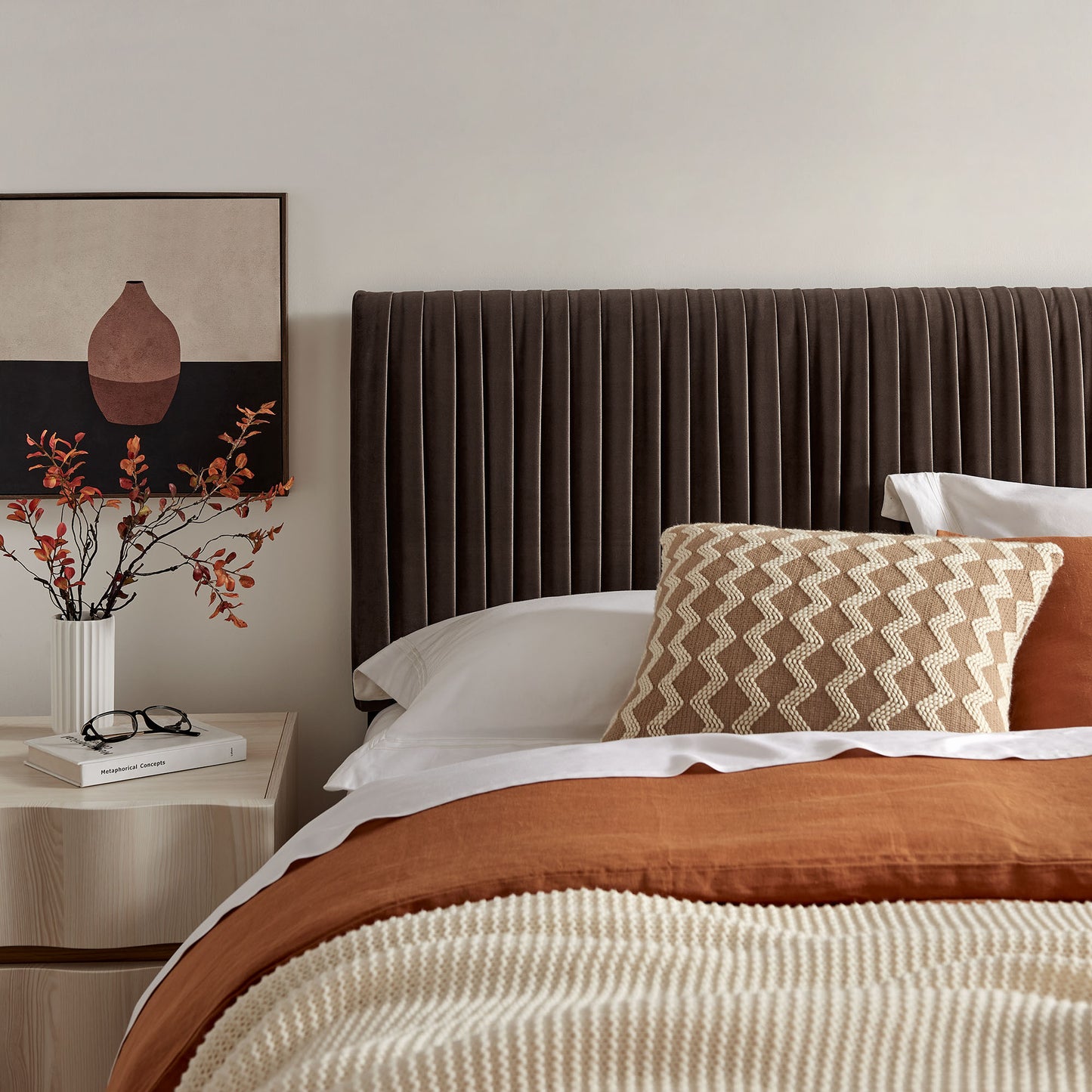 Eloise Stain-Resistant Performance Velvet Full Headboard by Modway MOD-7277