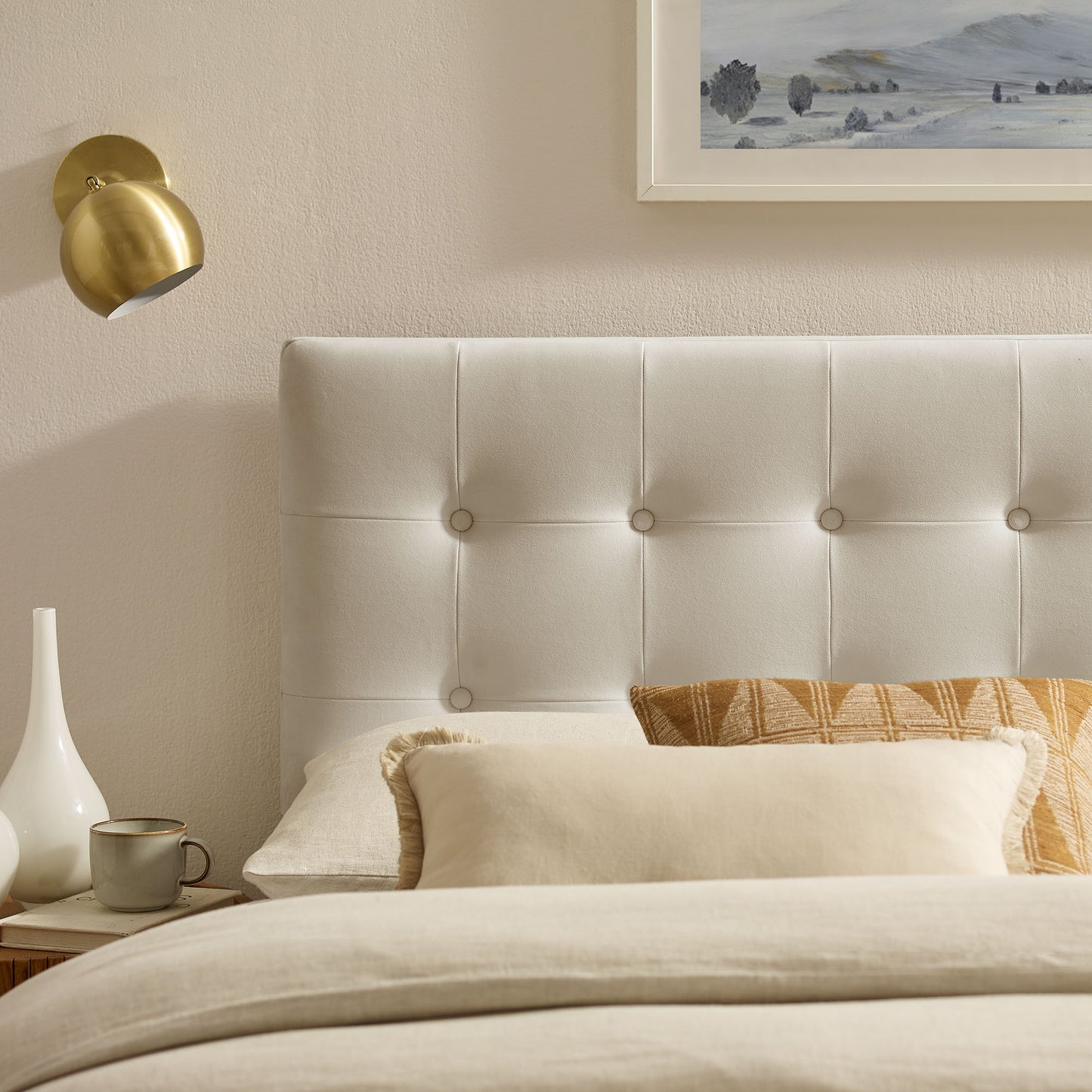 Emily Stain-Resistant Performance Velvet King Size Headboard by Modway MOD-7286