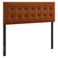 Emily Stain-Resistant Performance Velvet King Size Headboard by Modway MOD-7286