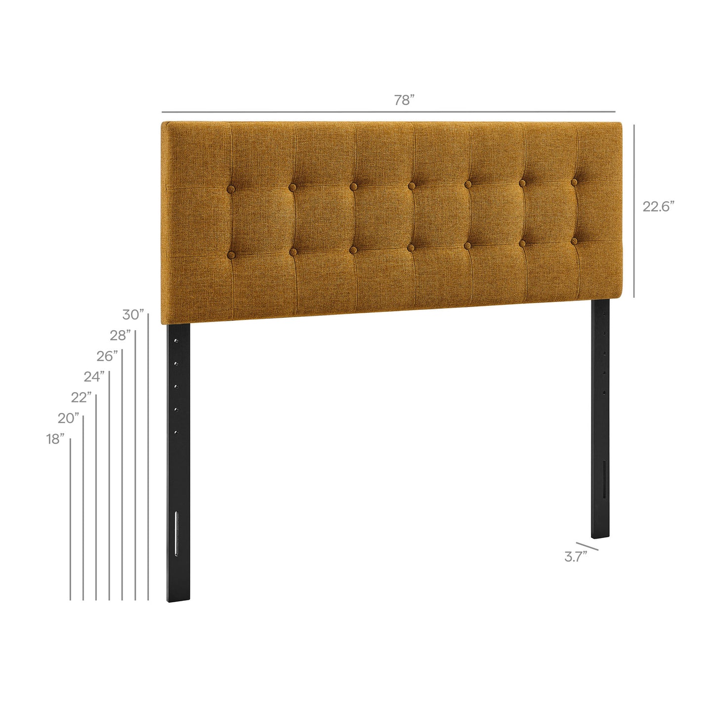 Emily Fabric Upholstered King Size Headboard by Modway MOD-7287