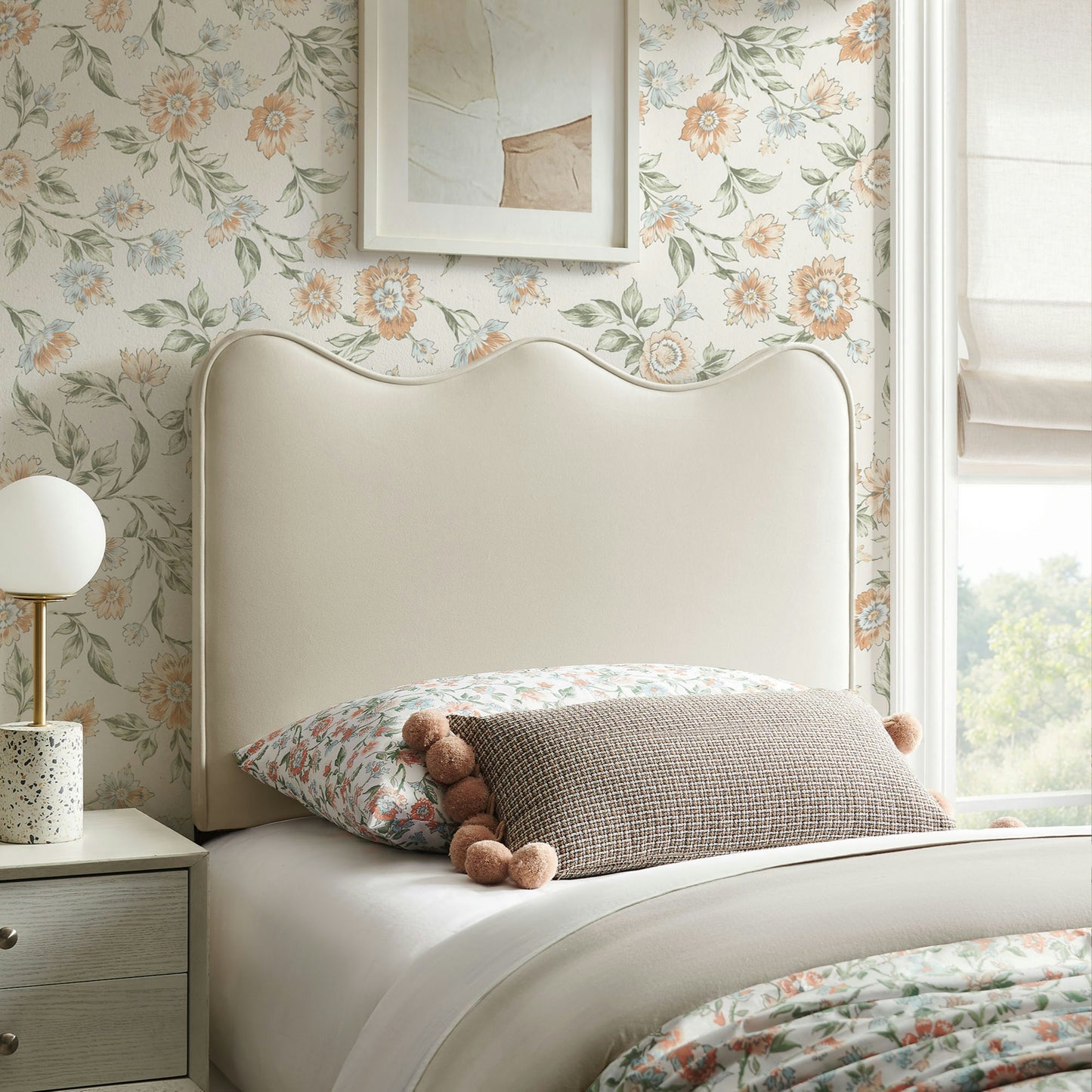 Athena Stain-Resistant Performance Velvet Twin Size Headboard by Modway MOD-7288