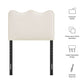 Athena Stain-Resistant Performance Velvet Twin Size Headboard by Modway MOD-7288