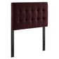 Lily Stain-Resistant Performance Velvet Twin Size Headboard by Modway MOD-7289