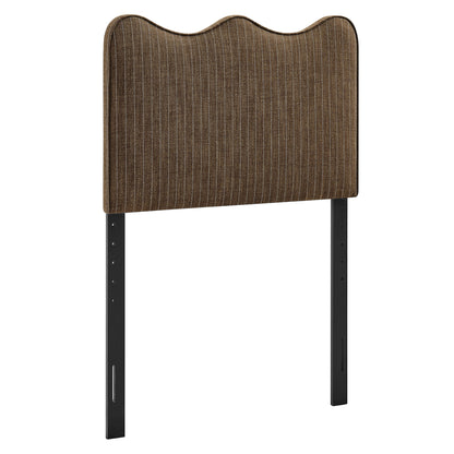 Athena Striped Fabric Upholstered Twin Size Headboard by Modway MOD-7290