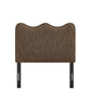 Athena Striped Fabric Upholstered Twin Size Headboard by Modway MOD-7290