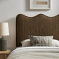 Athena Striped Fabric Upholstered Twin Size Headboard by Modway MOD-7290