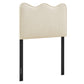 Athena Striped Fabric Upholstered Twin Size Headboard by Modway MOD-7290