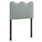 Athena Striped Fabric Upholstered Twin Size Headboard by Modway MOD-7290