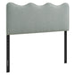 Athena Striped Fabric Upholstered King Size Headboard by Modway MOD-7296