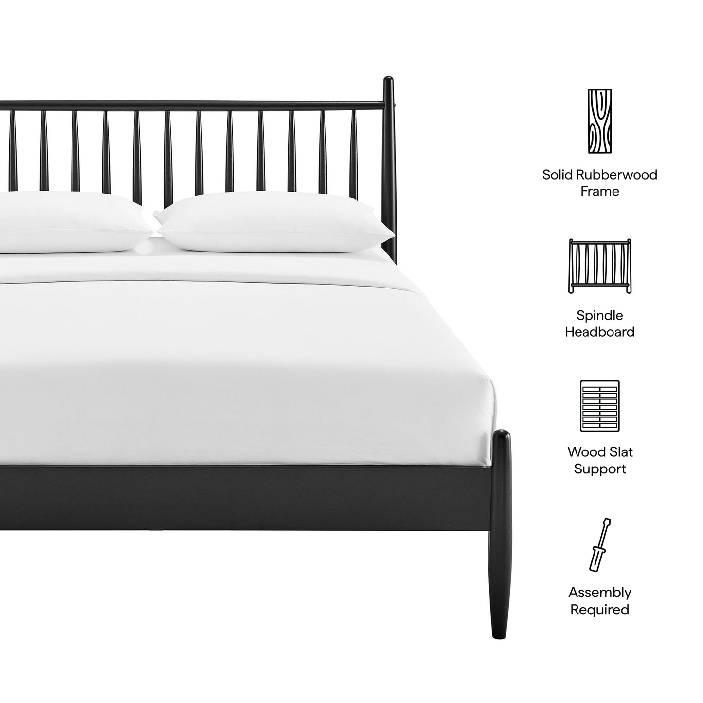 Zane King Size Spindle Bed by Modway MOD-7304