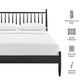 Zane King Size Spindle Bed by Modway MOD-7304