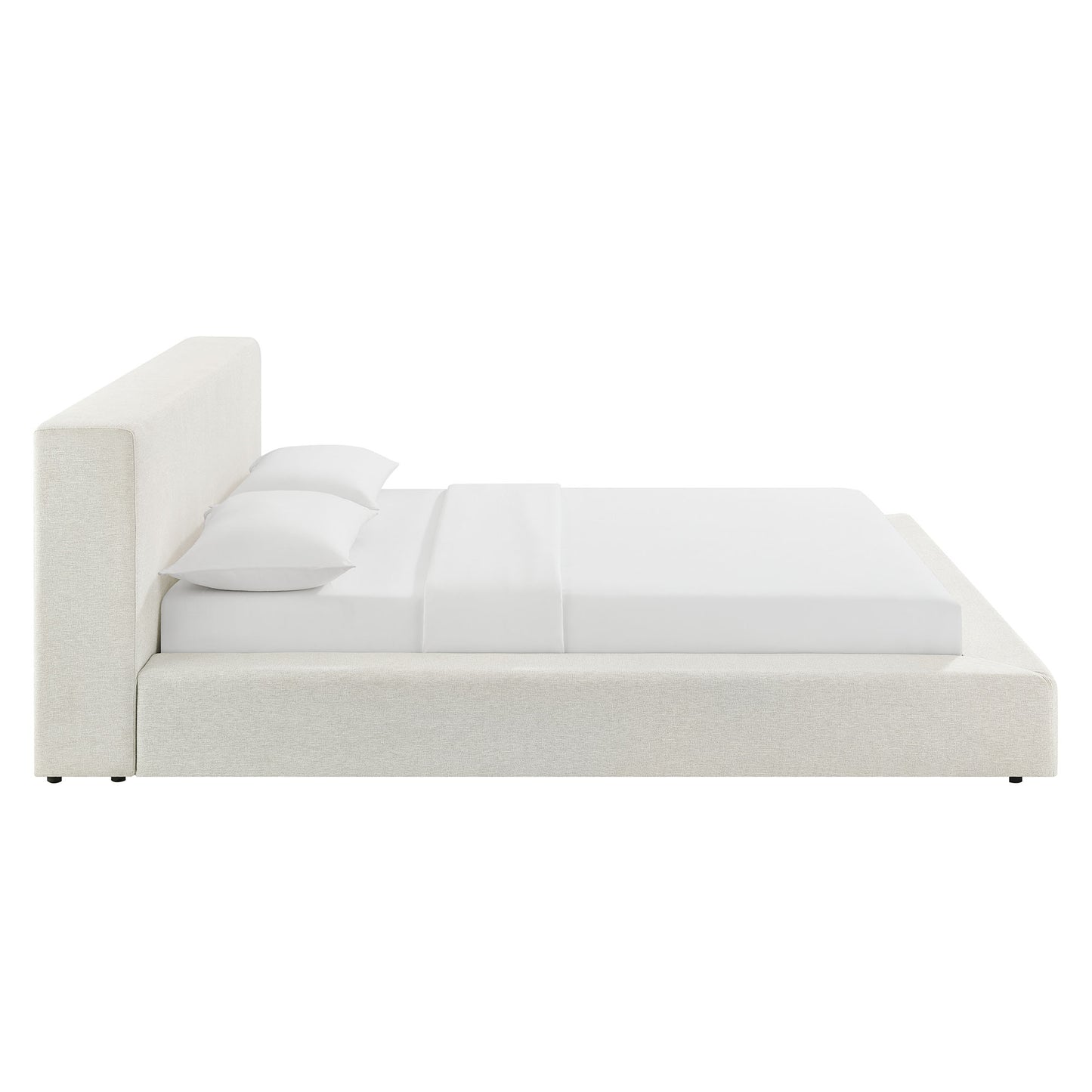 Luma Chenille Upholstered Queen Platform Bed Frame by Modway MOD-7305