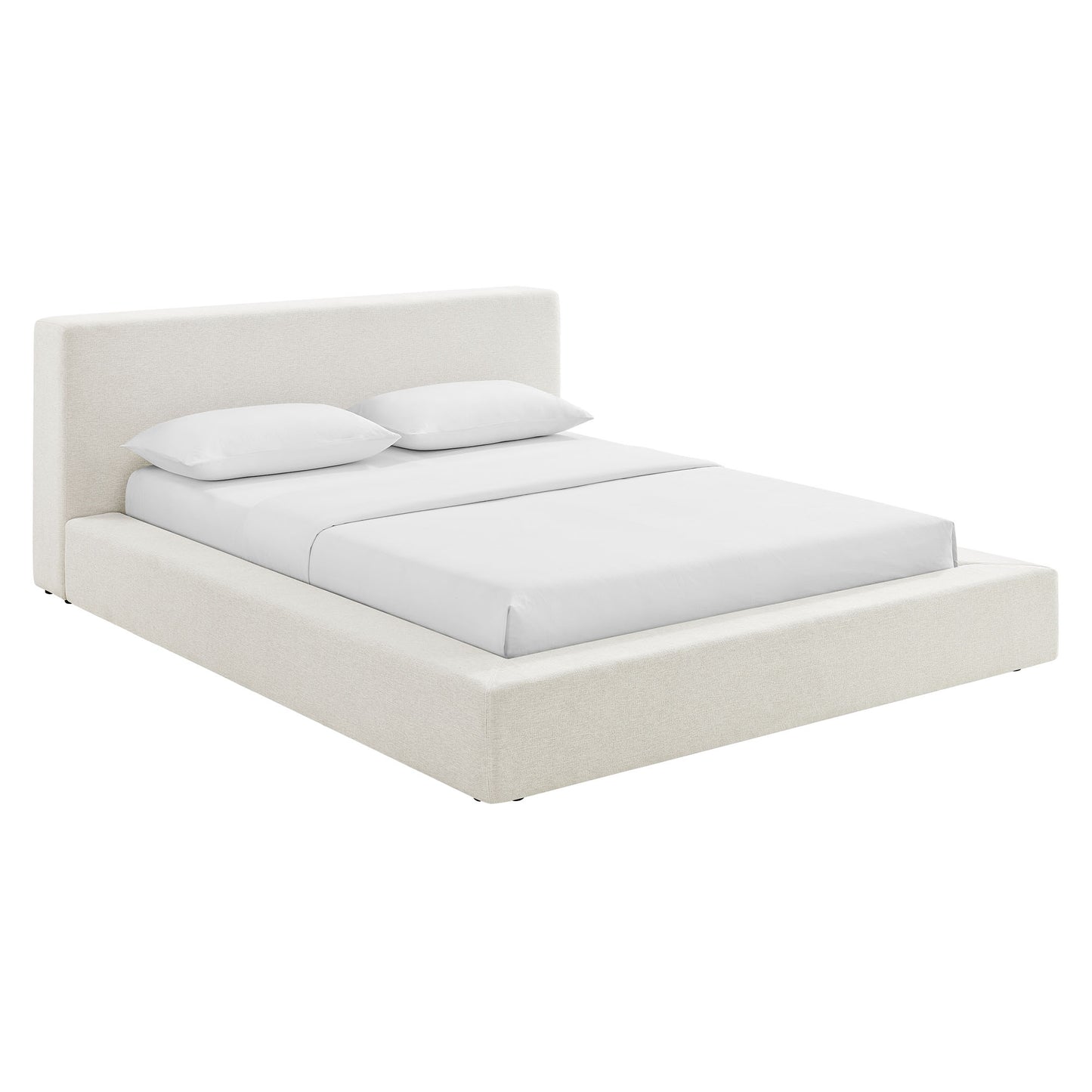Luma Chenille Upholstered King Platform Bed Frame by Modway MOD-7306