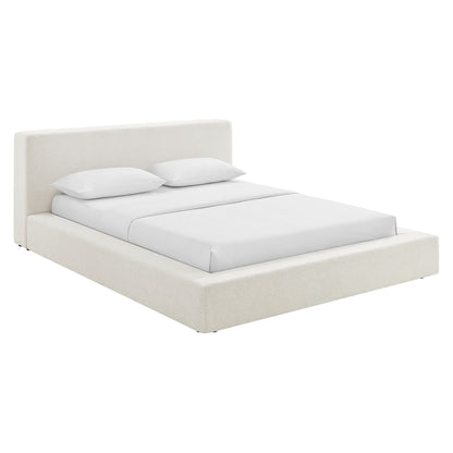 Luma Chenille Upholstered King Platform Bed Frame by Modway MOD-7306