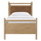 Leni Twin Size Vegan Leather and Wood Platform Bed Frame by Modway MOD-7310