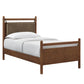 Leni Twin Size Vegan Leather and Wood Platform Bed Frame by Modway MOD-7310