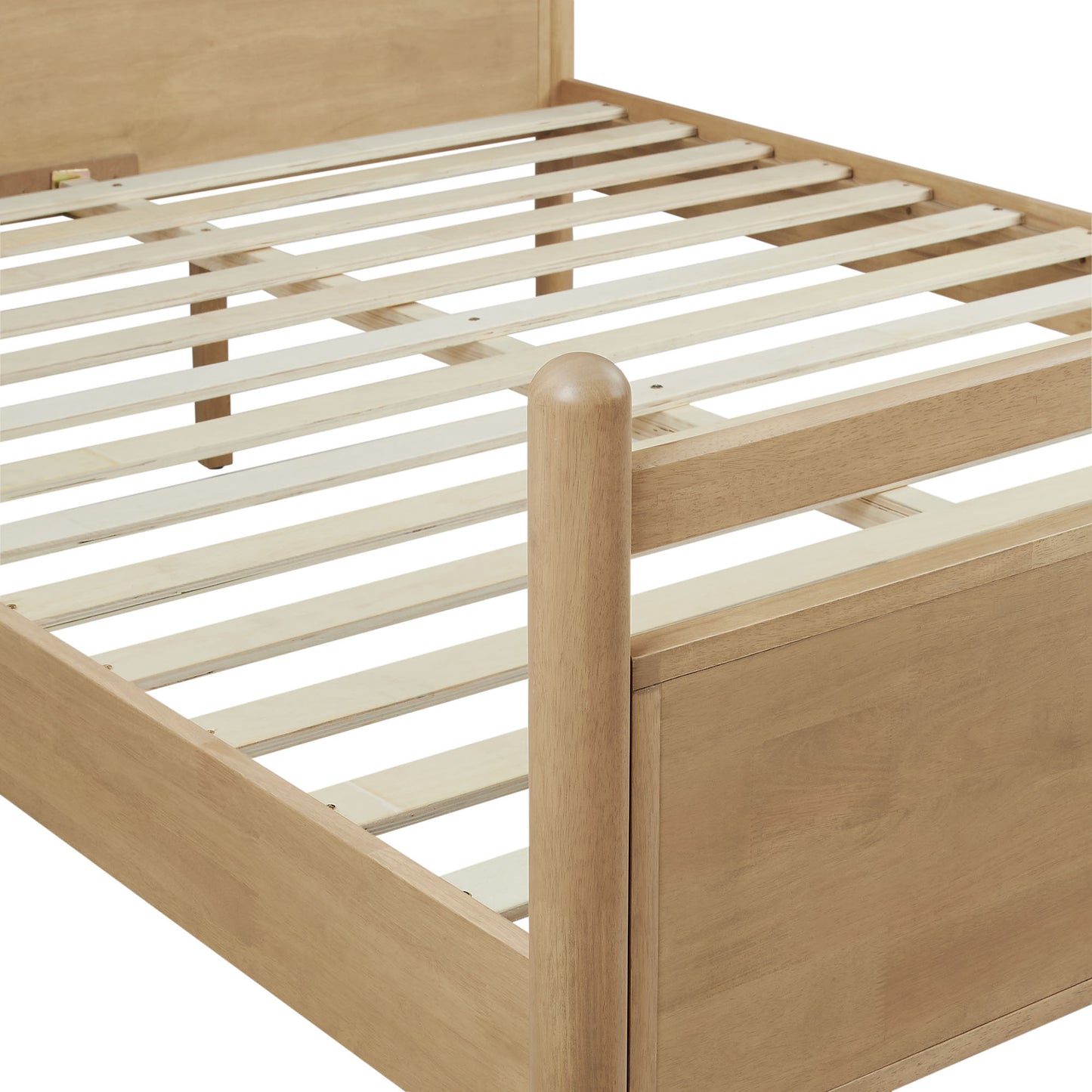 Leni King Size Vegan Leather and Wood Platform Bed Frame by Modway MOD-7316
