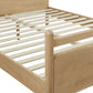 Leni King Size Vegan Leather and Wood Platform Bed Frame by Modway MOD-7316