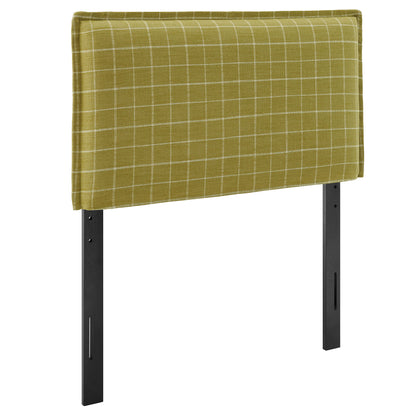 Camille Checkered Linen Blend Twin Size Headboard by Modway MOD-7319