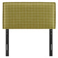 Camille Checkered Linen Blend Twin Size Headboard by Modway MOD-7319