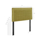Camille Checkered Linen Blend Twin Size Headboard by Modway MOD-7319