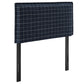 Camille Checkered Linen Blend Twin Size Headboard by Modway MOD-7319