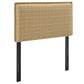 Camille Checkered Linen Blend Twin Size Headboard by Modway MOD-7319