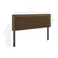 Camille Striped Linen Blend Full Size Headboard by Modway MOD-7321