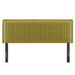 Camille Checkered Linen Blend Full Size Headboard by Modway MOD-7322