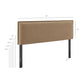 Camille Upholstered Linen Blend Queen Size Headboard by Modway MOD-7323