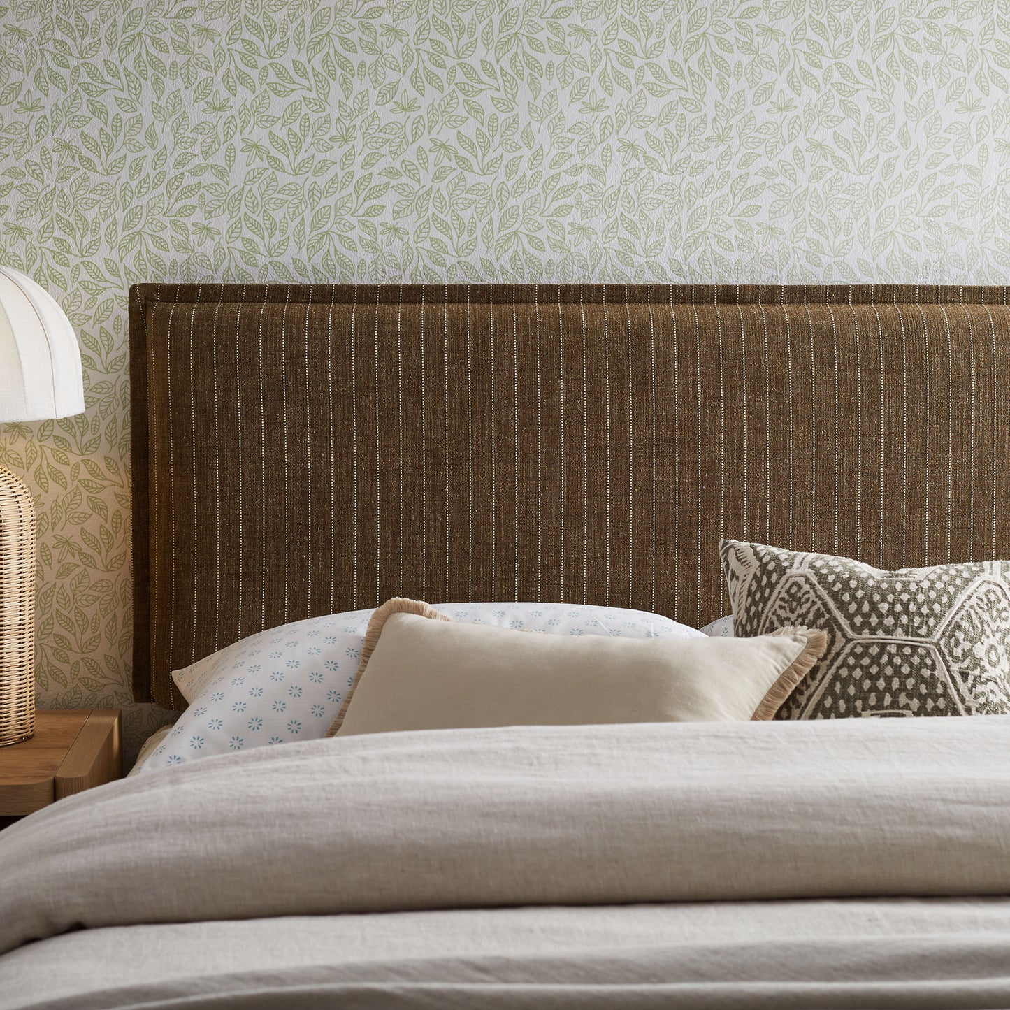 Camille Striped Linen Blend King Size Headboard by Modway MOD-7327