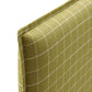 Camille Checkered Linen Blend King Size Headboard by Modway MOD-7328
