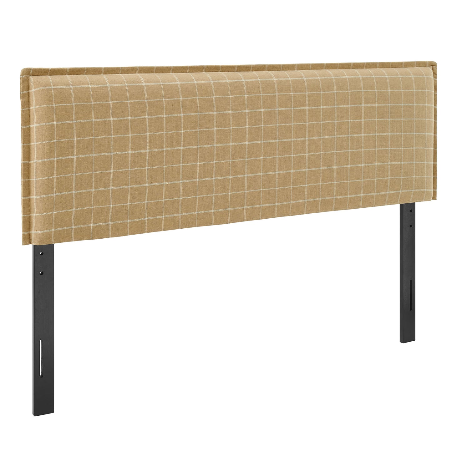 Camille Checkered Linen Blend King Size Headboard by Modway MOD-7328