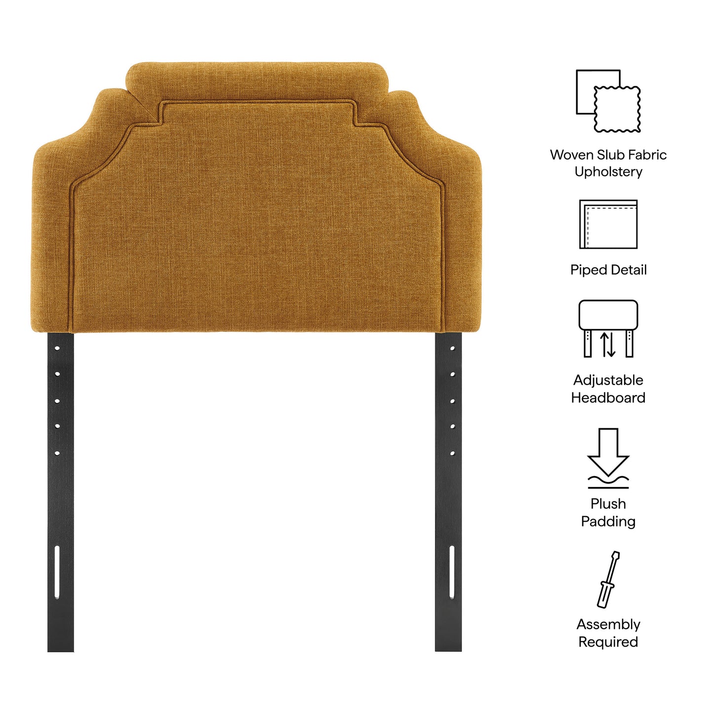 Magnolia Upholstered Fabric Twin Size Headboard by Modway MOD-7333