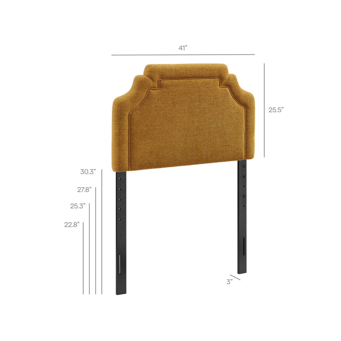 Magnolia Upholstered Fabric Twin Size Headboard by Modway MOD-7333